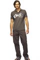 mens short-sleeved polo top