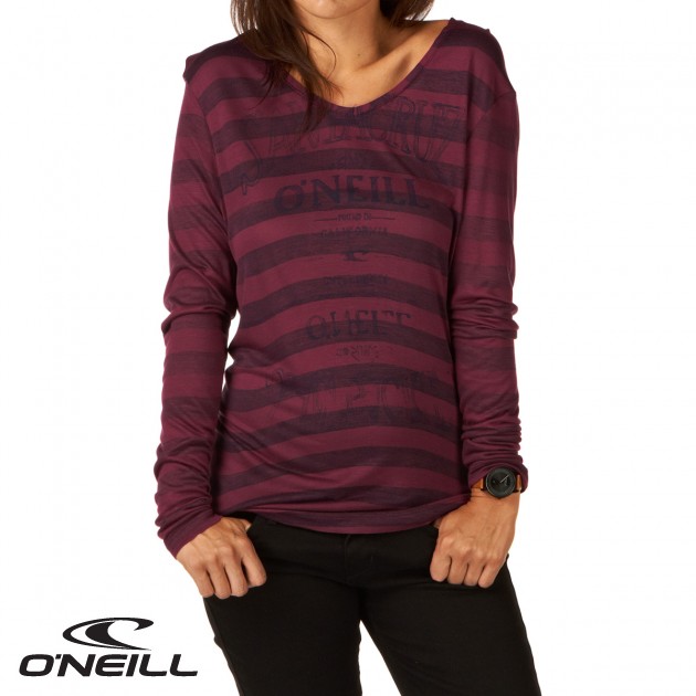O`Neill Womens ONeill Goleta Long Sleeve T-Shirt - Red