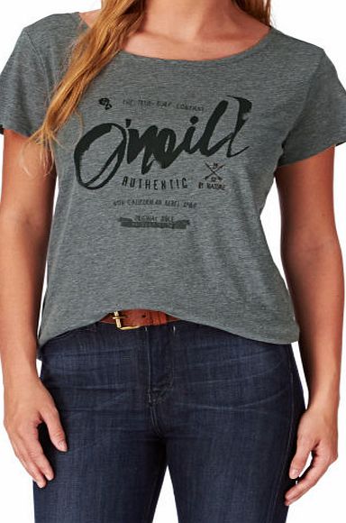 O`Neill Womens ONeill Lw Script S/slv T-shirt -