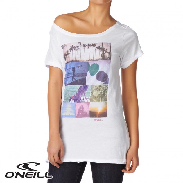 O`Neill Womens ONeill LW Willow T-Shirt - Super White