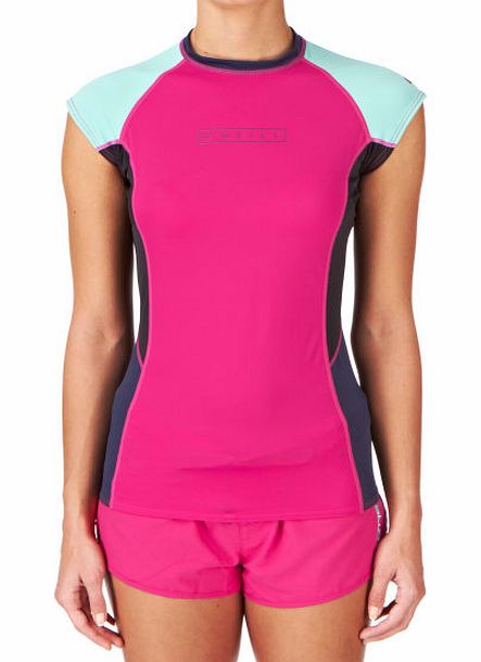O`Neill Womens ONeill Pw Panel Cap Sleeve Skins Rash