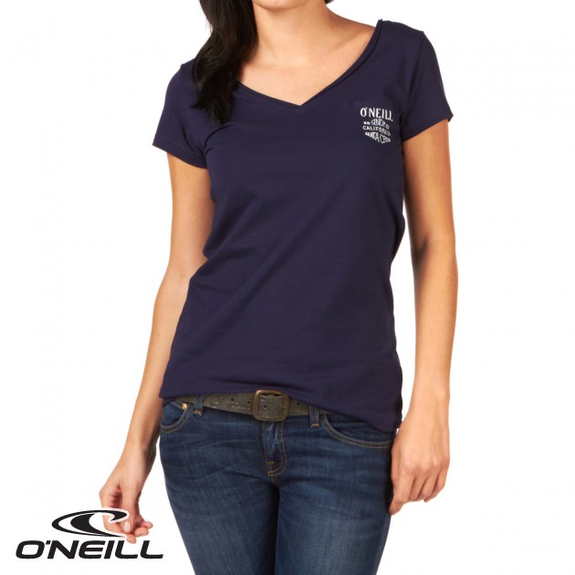 O`Neill Womens ONeill Solana T-Shirt - Navy Night