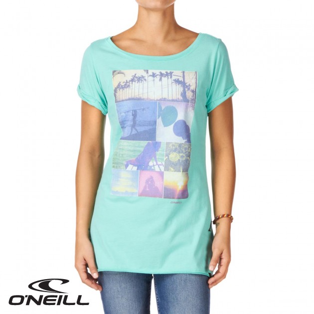 O`Neill Womens ONeill Willow S/Slv T-Shirt - Cockatoo