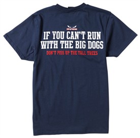 Mens Big Dogs T-Shirt Navy