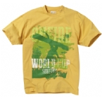 Onfire Mens Cup T-Shirt Pale Yellow