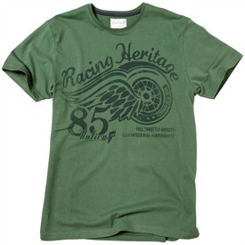 Onfire Mens Racing Heritage T-Shirt Green