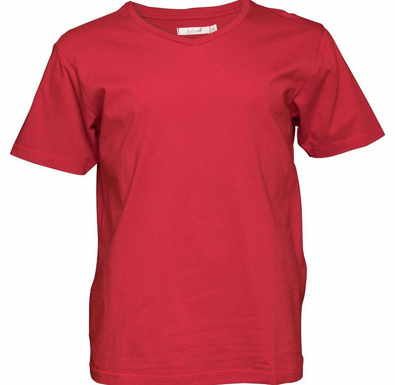 Mens T-Shirt Washed Red