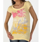 Onfire Womens Post T-Shirt Lemon