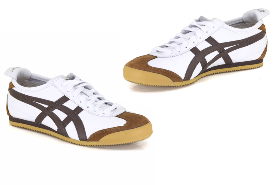 - Mexico 66 - White / Dark Brown