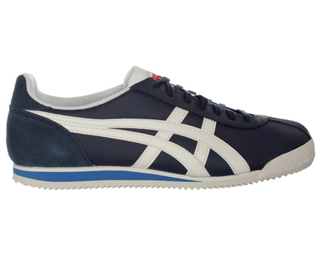 Onitsuka Tiger Corsair Navy/White Leather Trainers