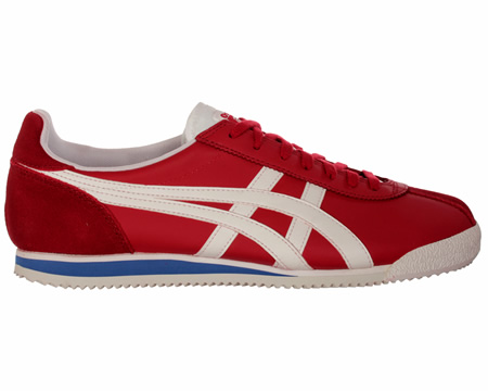 Onitsuka Tiger Corsair Red/White Leather Trainers