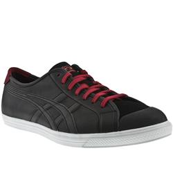Onitsuka Tiger Male Coolidge Lo Leather Upper Fashion Trainers in Black