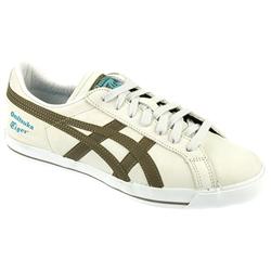 Onitsuka Tiger Male Fabre 74 Leather Upper Textile Lining Fashion Trainers in White-Green