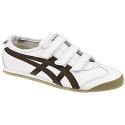 Onitsuka Tiger Male Mexico Baja Leather Upper Textile Lining Fashion Trainers in White