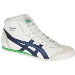 Onitsuka Tiger Male Mexico Mid Runner Textile/Other Upper Textile Lining Fashion Trainers in White