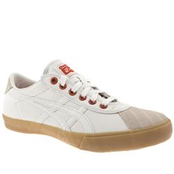 Male Onitsuka Rotation 77 Fabric Upper Fashion Trainers in White