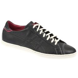 Male Seck Lo Leather Upper Textile Lining Fashion Trainers in Black