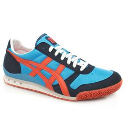 Onitsuka Tiger Male Ultimate 81 Manmade Upper Fashion Large Sizes in Blue, White and Green, White and Grey