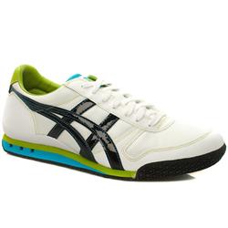 Onitsuka Tiger Male Ultimate 81 Manmade Upper Fashion Large Sizes in White and Green