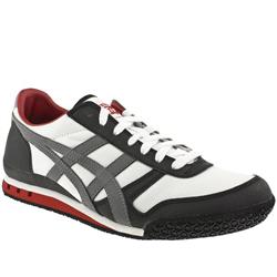 Male Ultimate 81 Manmade Upper Fashion Trainers in White and Grey
