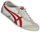 Mexico 66 White/True Red Leather