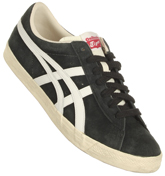 Onitsuka Fabre Black and White Suede Trainers