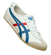 Onitsuka Tiger Onitsuka Mexico 66 White/Blue Leather Trainers