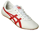 Tai Chi White/Red Leather Trainers