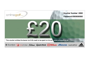 Online Golf andpound;20 Gift Voucher Free Delivery