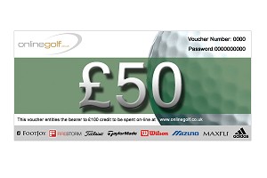 Online Golf andpound;50 Gift Voucher Free Delivery