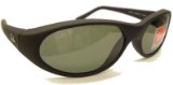 onlinesunspecs Ray Ban Daddy O Oval Wrap Model 2015 Sunglasses Matte Black/POLARIZED Lenses Brand New