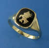Onyx & Eagle Ring