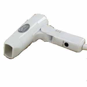 Opal Crafts White Travel Hairdryer