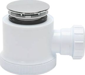 Opella, 1228[^]6328J Shower Waste Chrome-Effect 100mm 6328J