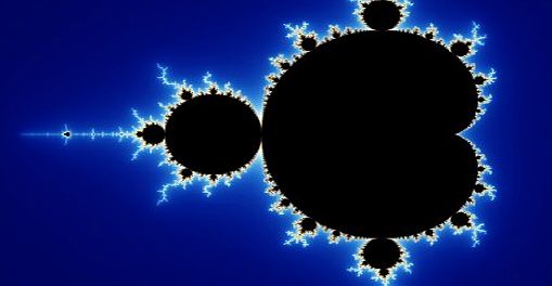 OpenPrint Poster art print: FRACTAL MANDELBROT SET 00 SHAPE ABSTRACT (A2 maxi - 40.7x61cm / 16x24in, semi-gloss satin paper)