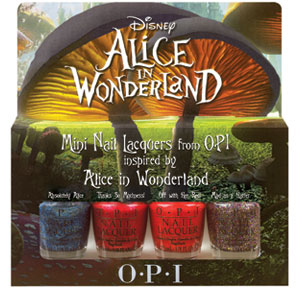 OPI Alice In Wonderland Mini Pack
