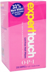 OPI EXPERT TOUCH NAIL WIPES (BOX OF 200)