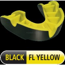 Opro Shield Black Yellow Silver Mouthguard