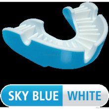 Opro Shield Sky Blue White Mouthguard