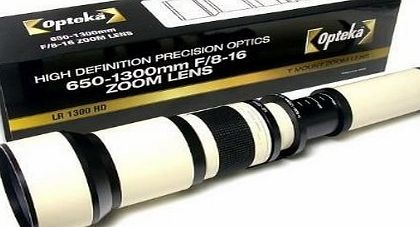 Opteka 650-1300mm High Definition Telephoto Zoom Lens for Nikon