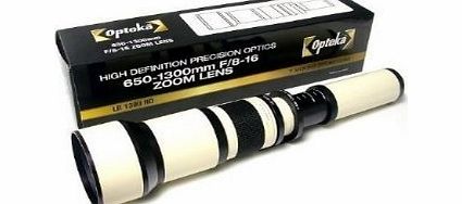 Opteka 650-1300mm High Definition Telephoto Zoom Lens for Pentax K-500, K-50, K-30, K5 IIs, K-7, K-5, K-3, K-2, K-X, K20D, K100D, K110D, K10D and 645D Digital SLR Cameras