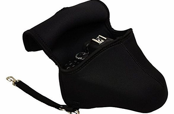 Opteka CSLR-50 Neoprene Stretchy Wrap Case for SLR Camera with Short Zoom Lens