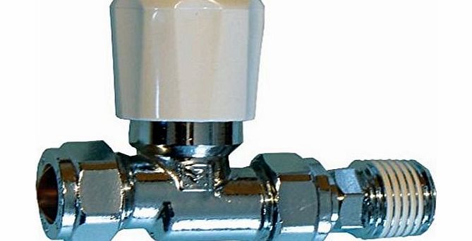 Optima 15mm Straight Radiator Valve - Optima Plus