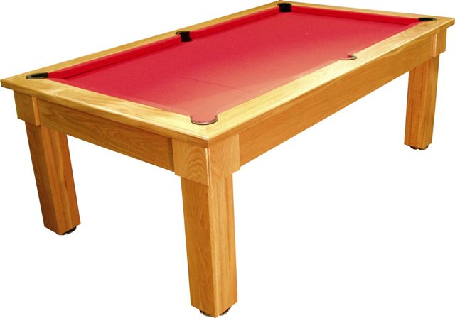 Optima Loren Solid Oak Wood Pool Dining Table