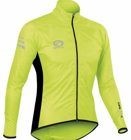 Optimum Mens Nitebrite Rain Jacket - Green, Small