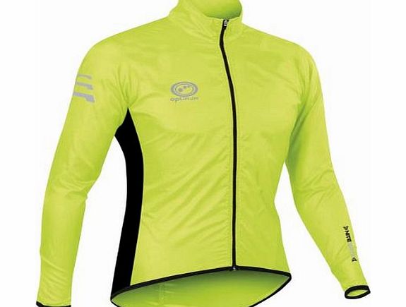 Optimum Mens Nitebrite Rain Jacket - Green, X-Large