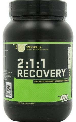 Optimum Nutrition 2:1:1 Replenishment and Recovery Powder Vanilla 1695g