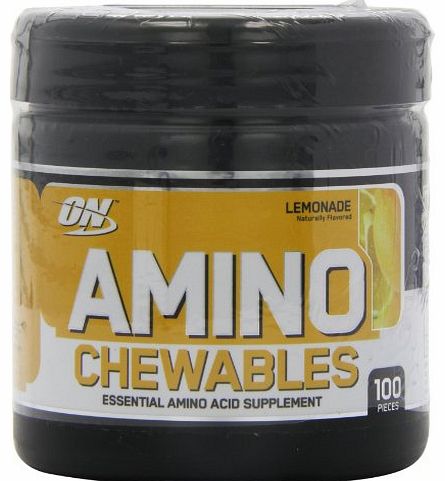 Optimum Nutrition Amino Chewables Lemonade Capsules Pack of 100