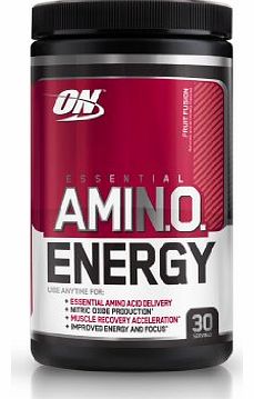 Optimum Nutrition Amino Energy 270 g Fruit Fusion Muscle Recovery and Energy Drink Powder