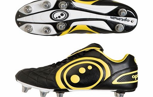 Optimum Eclipse Rugby Boot - Black/Yellow RBECBYS